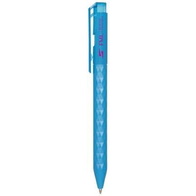 Branded Promotional PRISM BALL PEN in Light Blue Pen From Concept Incentives.