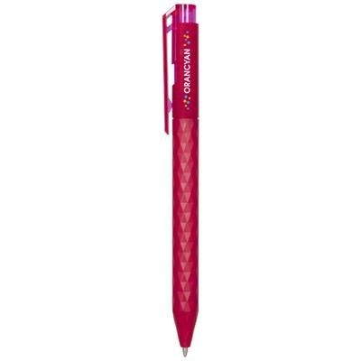 Branded Promotional PRISM BALL PEN in Pink Pen From Concept Incentives.