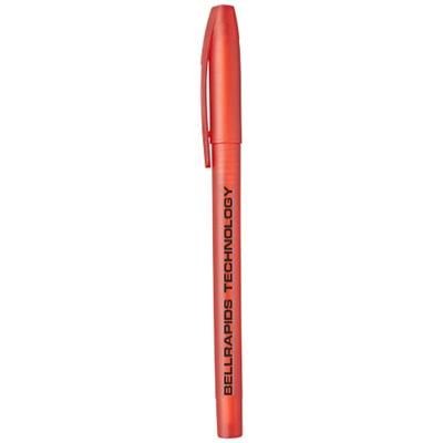 Branded Promotional BARRIO BALL PEN in Red Pen From Concept Incentives.