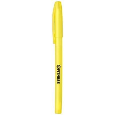 Branded Promotional BARRIO BALL PEN in Yellow Pen From Concept Incentives.