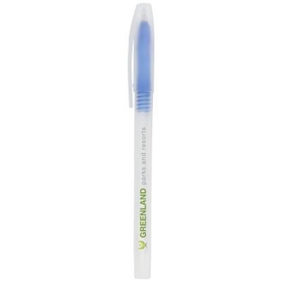 Branded Promotional ROCINHA BALL PEN in Blue Pen From Concept Incentives.