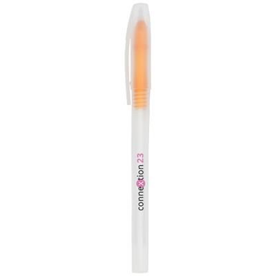 Branded Promotional ROCINHA BALL PEN in Orange Pen From Concept Incentives.