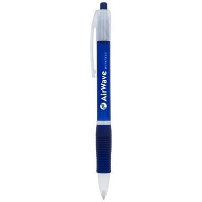 Branded Promotional TRIM BALL PEN in Blue Pen From Concept Incentives.