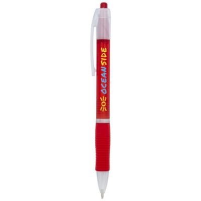 Branded Promotional TRIM BALL PEN in Red Pen From Concept Incentives.