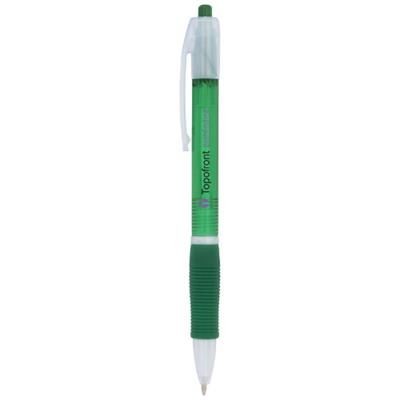 Branded Promotional TRIM BALL PEN in Green Pen From Concept Incentives.