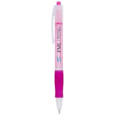 Branded Promotional TRIM BALL PEN in Pink Pen From Concept Incentives.