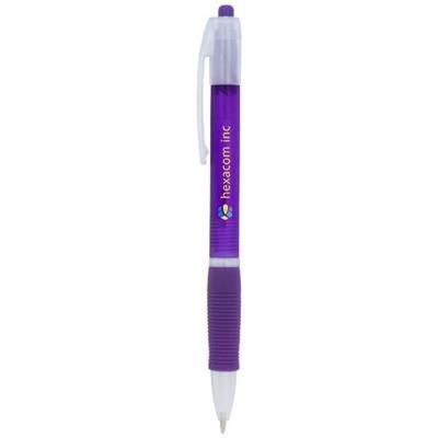 Branded Promotional TRIM BALL PEN in Purple Pen From Concept Incentives.