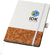 Branded Promotional EVORA A5 CORK THERMO PU NOTE BOOK in White Jotter From Concept Incentives