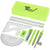 Branded Promotional JULIA 9-PIECE SCHOOL GEOMETRY SET in Green Pen From Concept Incentives.