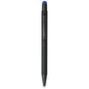 Branded Promotional DAX RUBBER¬¨‚Ä†STYLUS¬¨‚Ä†BALLPOINT PEN in Black Solid-royal Blue  From Concept Incentives.