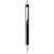 Branded Promotional TUAL WHEAT STRAW CLICK ACTION BALL PEN in Black Solid  From Concept Incentives.