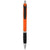 Branded Promotional TURBO BALL PEN with Rubber Grip in Orange-black Solid  From Concept Incentives.