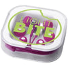 Branded Promotional SARGAS LIGHTWEIGHT EARBUDS in Pink Earphones From Concept Incentives.