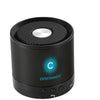 Branded Promotional GREEDO BLUETOOTH ALUMINIUM METAL SPEAKER in Black Speakers From Concept Incentives.