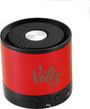 Branded Promotional GREEDO BLUETOOTH ALUMINIUM METAL SPEAKER in Red Speakers From Concept Incentives.