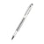 Branded Promotional SENATOR NAUTIC SILVER CHROME & SOFT LACQUER METAL ROLLERBALL PEN in White Pen From Concept Incentives.