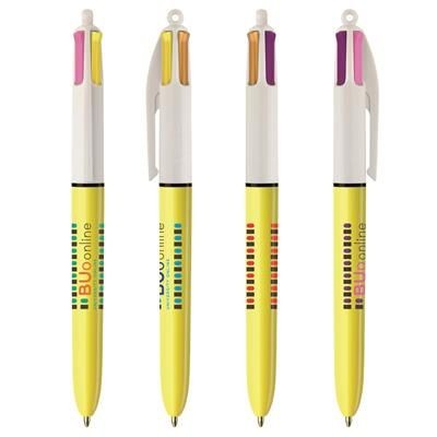 Branded Promotional BIC¬¨√Ü 4 COLOURS SUN DIGITAL BALL PEN Pen From Concept Incentives.