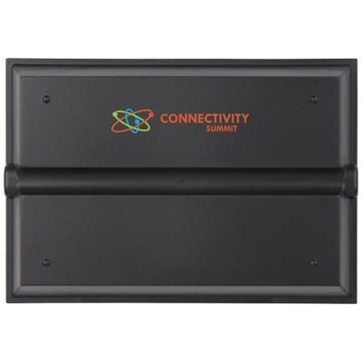 Branded Promotional LUKE 4-IN-A-ROW GAME in Black Solid Connect Four Game From Concept Incentives.