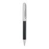 Branded Promotional COLUMN BALL PEN in Black - Silver Pen From Concept Incentives.