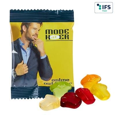 Branded Promotional MINI FRUIT GUM CUSTOMISED SHAPE Sweets From Concept Incentives.