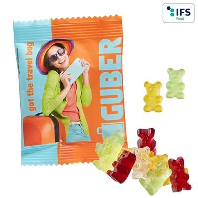 Branded Promotional SUGAR-FREE FRUIT GUM BEARS Sweets From Concept Incentives.