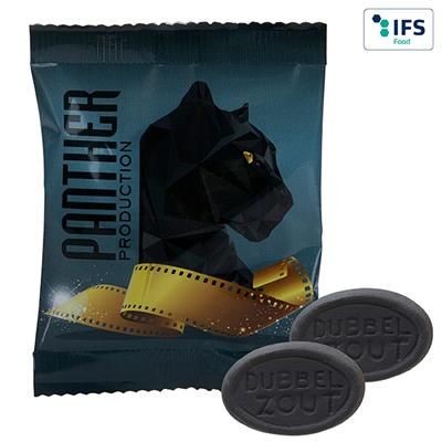 Branded Promotional DOUBLE SALT LIQUORICE Sweets From Concept Incentives.