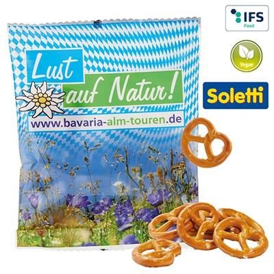 Branded Promotional SALTY MINI PRETZELS Savoury Snack From Concept Incentives.