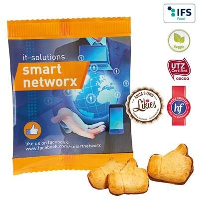 Branded Promotional LIKIES COOKIE with Chocolate Biscuit From Concept Incentives.