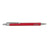 Branded Promotional METAL BALL PEN in Red with Silver Trim Pen From Concept Incentives.