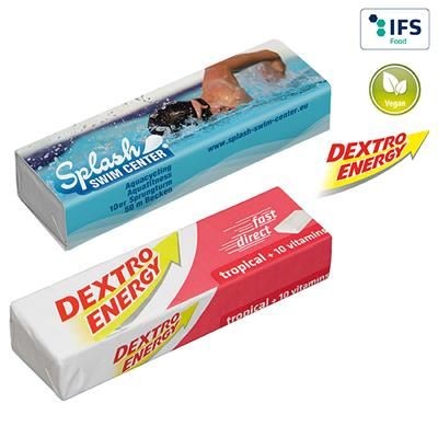 Branded Promotional DEXTRO ENERGY BAR - TROPICAL & 10 VITAMINS Sweets From Concept Incentives.