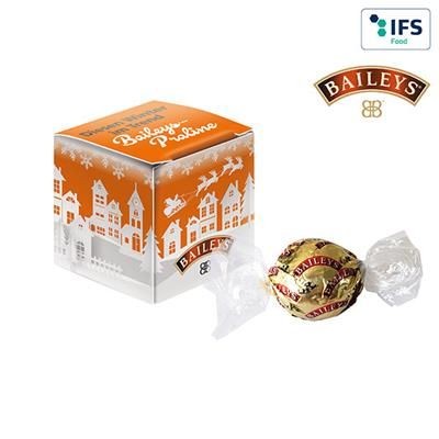 Branded Promotional MINI PROMO CUBE with Baileys Truffle Chocolate From Concept Incentives.