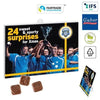 Branded Promotional FOOTBALL CHOCOLATE ADVENT CALENDAR Calendar From Concept Incentives.