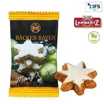 Branded Promotional CINNAMON STAR Biscuit From Concept Incentives.