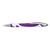 Branded Promotional PLASTIC BALL PEN in Lilac & White Pen From Concept Incentives.