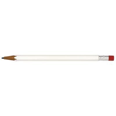 Branded Promotional LOOKALIKE MECHANICAL PENCIL in White Pencil From Concept Incentives.