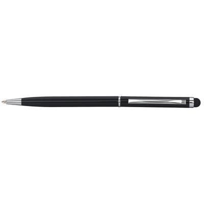 Branded Promotional SMART TOUCH COLOUR BALL PEN in Black Pen From Concept Incentives.