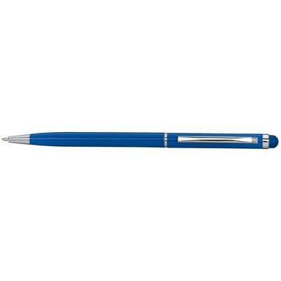 Branded Promotional SMART TOUCH COLOUR BALL PEN in Blue Pen From Concept Incentives.