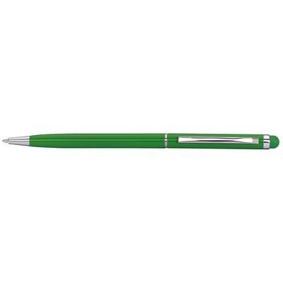 Branded Promotional SMART TOUCH COLOUR BALL PEN in Green Pen From Concept Incentives.