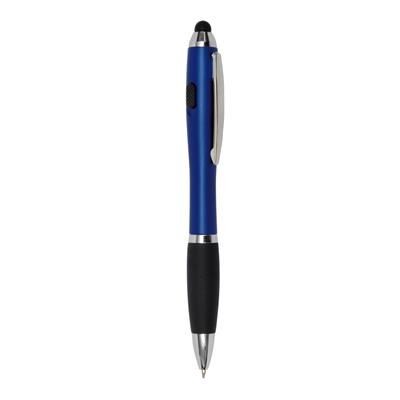 Branded Promotional SWAY LUX BALL PEN in Blue Pen From Concept Incentives.