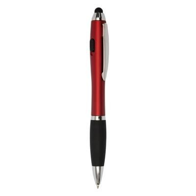 Branded Promotional SWAY LUX BALL PEN in Red Pen From Concept Incentives.