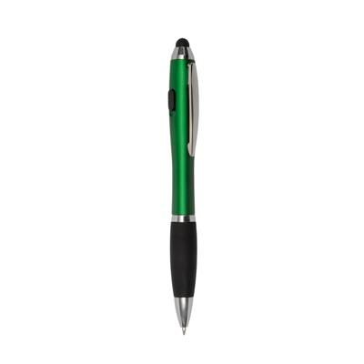 Branded Promotional SWAY LUX BALL PEN in Green Pen From Concept Incentives.