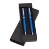 Branded Promotional ALPHABET WRITING SET in Blue Pen Set From Concept Incentives.