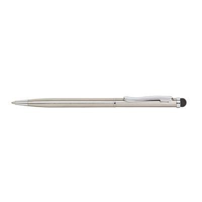 Branded Promotional SMART TOUCH MULTIFUNCTION PEN in Silver Pen From Concept Incentives.