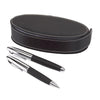 Branded Promotional OVAL OFFICE PEN SET in Black Pen Set From Concept Incentives.