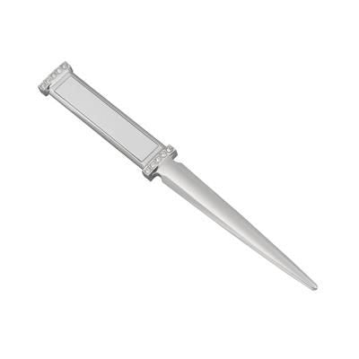 Branded Promotional BERGEN LETTER OPENER in Silver Letter Opener From Concept Incentives.