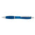 Branded Promotional SWAY BALL PEN in Blue with Rubber Grip & Silver Trim Pen From Concept Incentives.