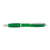 Branded Promotional SWAY BALL PEN in Green with Rubber Grip & Silver Trim Pen From Concept Incentives.