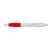 Branded Promotional SWAY BALL PEN in Silver with Red Rubber Grip Pen From Concept Incentives.