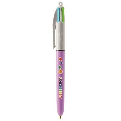 Branded Promotional BIC¬¨√Ü 4 COLOURS FASHION BRITEPIX‚Äö√ë¬¢ BALL PEN Pen From Concept Incentives.