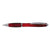 Branded Promotional SWAY BALL PEN in Translucent Dark Red Pen From Concept Incentives.